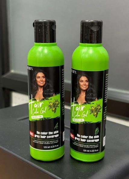Hair Color Gel - 100% Gray Hair Coverage 125ML (Buy 1 Get 1 Free)